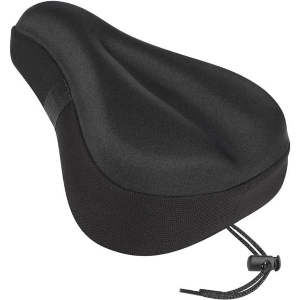 Bike Seat Cushion Gel Padded Saddle Cover Universal Fit Indoor Outdoor Cycling